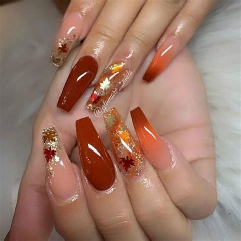 cute fall acrylic nail ideas|dipped nail designs for fall.